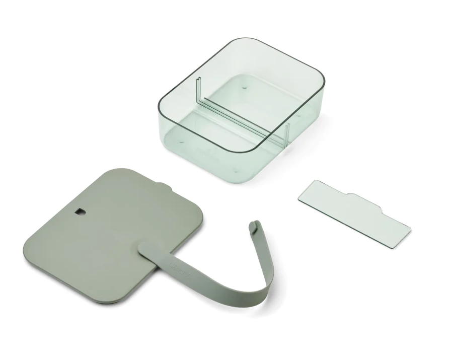 Lunchbox z przegródką Carin Large - faune green, peppermint / Liewood
