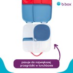 Silikonowy pojemnik z pokrywką do lunchboxa - Ocean / b.box