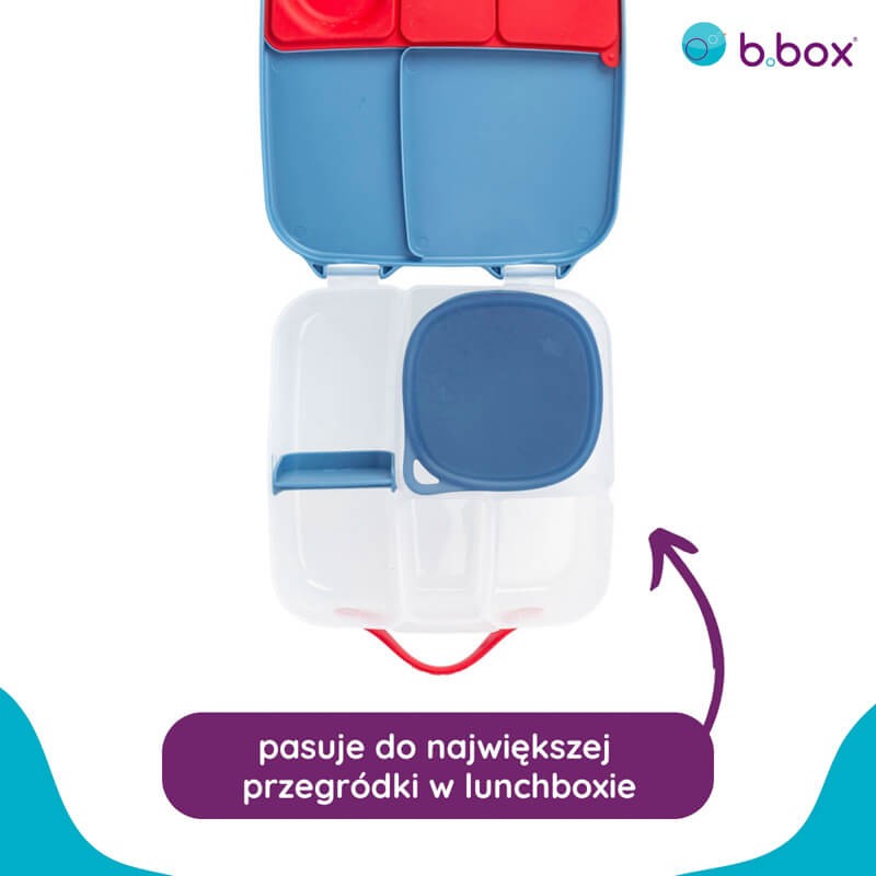 Silikonowy pojemnik z pokrywką do lunchboxa - Ocean / b.box
