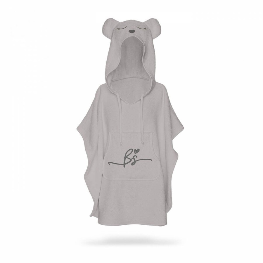 Ponczo bambusowe - grey / Babysteps