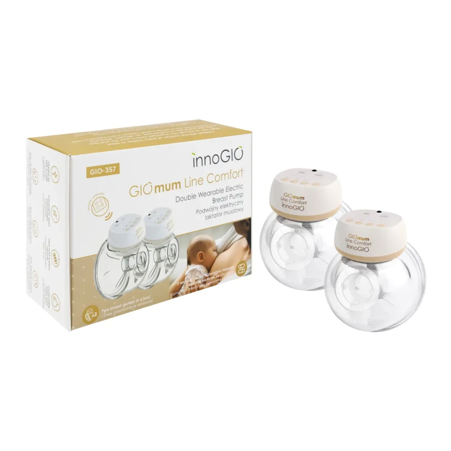 GIOmum Line Comfort Podwójny Elektryczny laktator muszlowy GIO-357 / InnoGIO