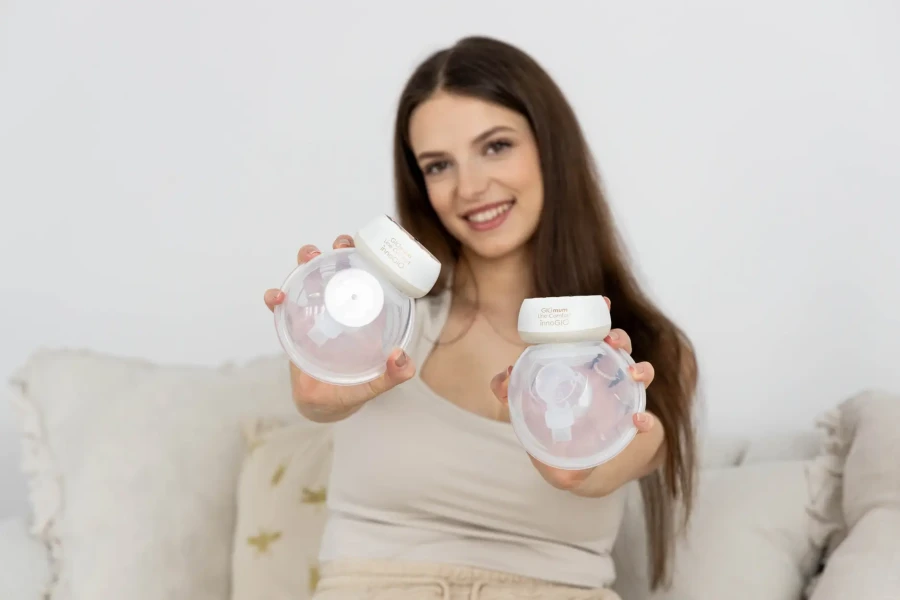 GIOmum Line Comfort Podwójny Elektryczny laktator muszlowy GIO-357 / InnoGIO