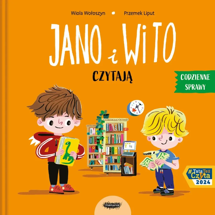 Jano i Wito czytają / Wydawnictwo Mamania