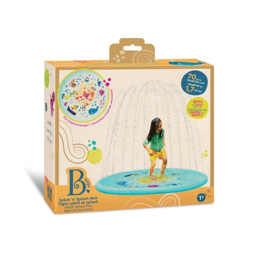Ogrodowa mata wodna z efektem fontanny / B.Toys
