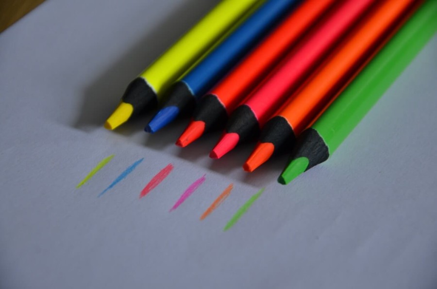 Kredki ołówkowe Jumbo - fluo / Apli Kids