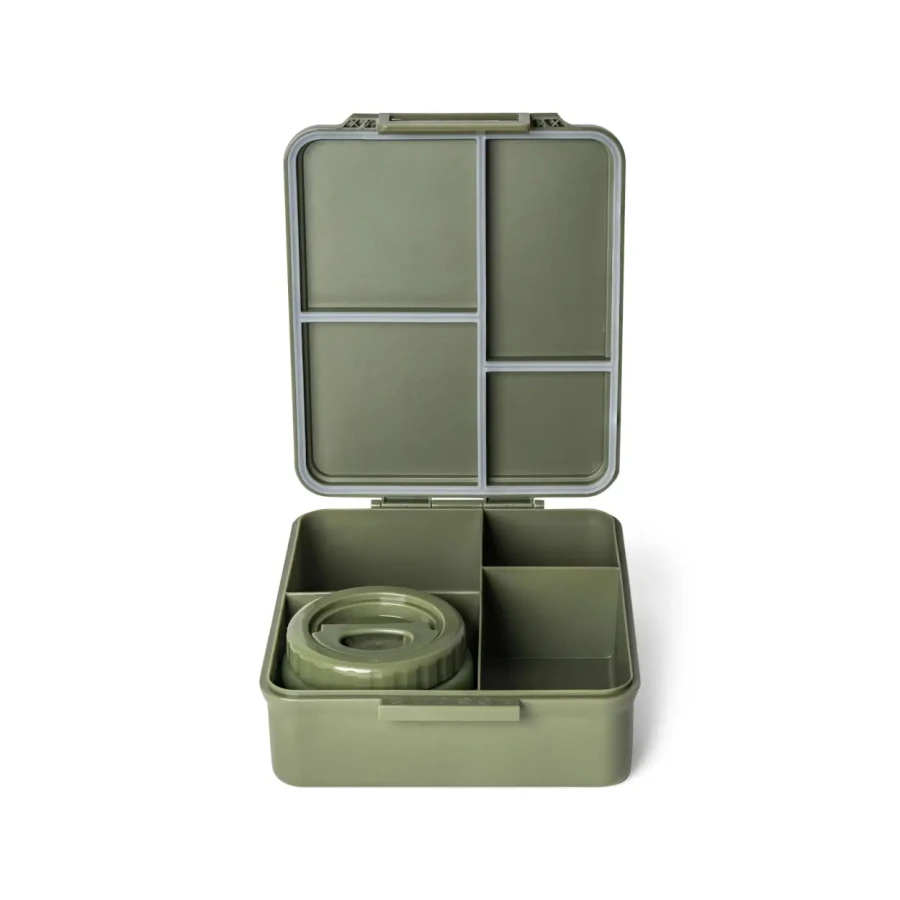 Grand lunch box z termosem - Tiger / Citron