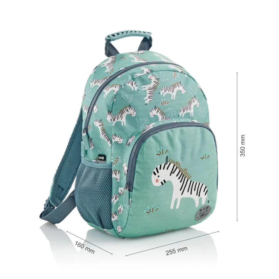 Plecak dwukomorowy London Zebra, 12L / Miquelrius
