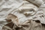 Bambusowy kocyk cream 80x100 - chain / My Memi