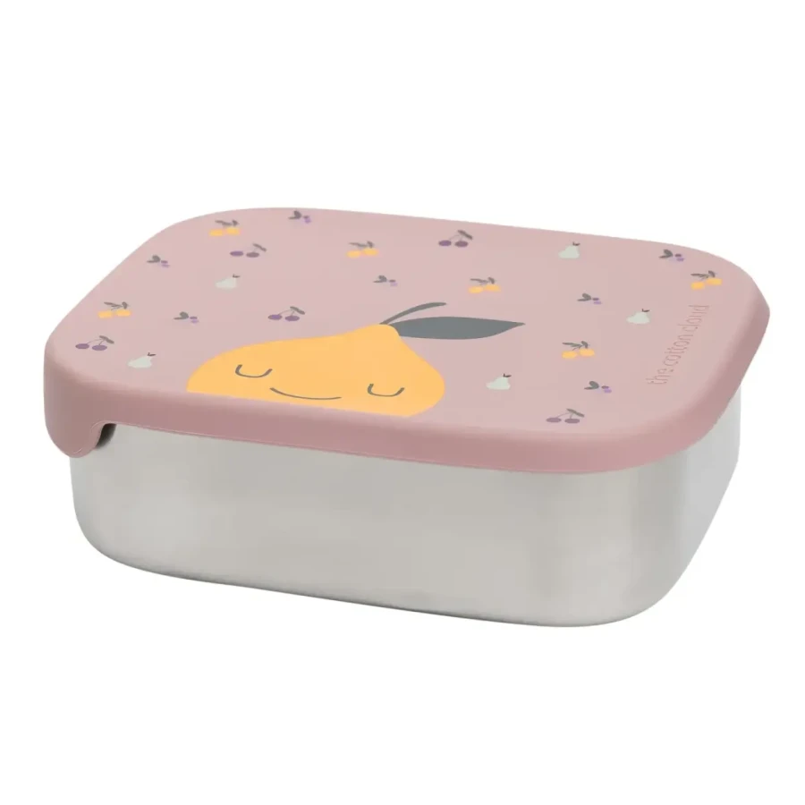 Lunchbox ze stali nierdzewnej z wyjmowanymi przegródkami - Fruity / The cotton cloud
