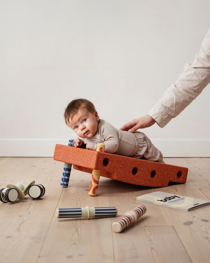 Zestaw baby activity set - Burnt Orange, Dusty Green / MODU