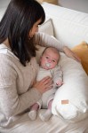 Ergonomiczna poduszka rogal dla kobiet w ciąży i karmiących Big Flopsy™, Linen natural / Beaba