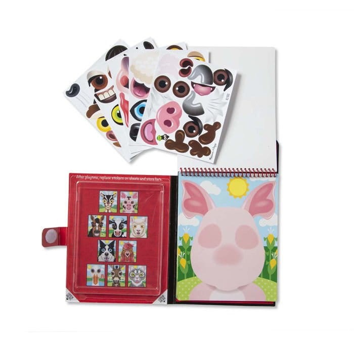 Naklejki Stwórz twarz - Farma / Melissa & Doug