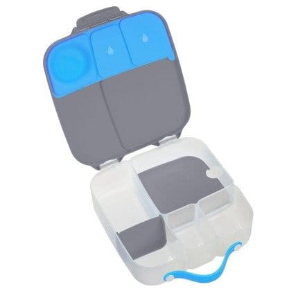 Szaro-niebieski lunchbox