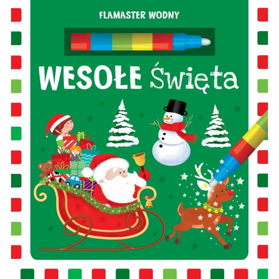 Okładka książki z dołączonym flamastrem wodnym