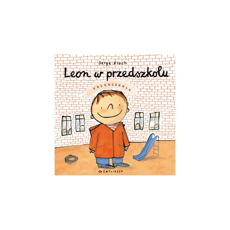 Okładka książki o chłopcu, który idzie do przedszkola