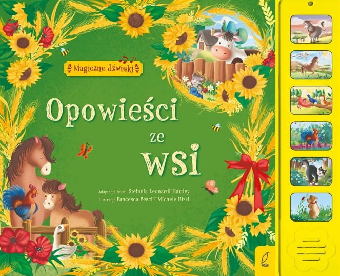 Okładka książki ze zwierzątkami
