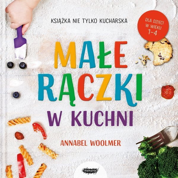 Okładka książki kucharskiej dla dzieci