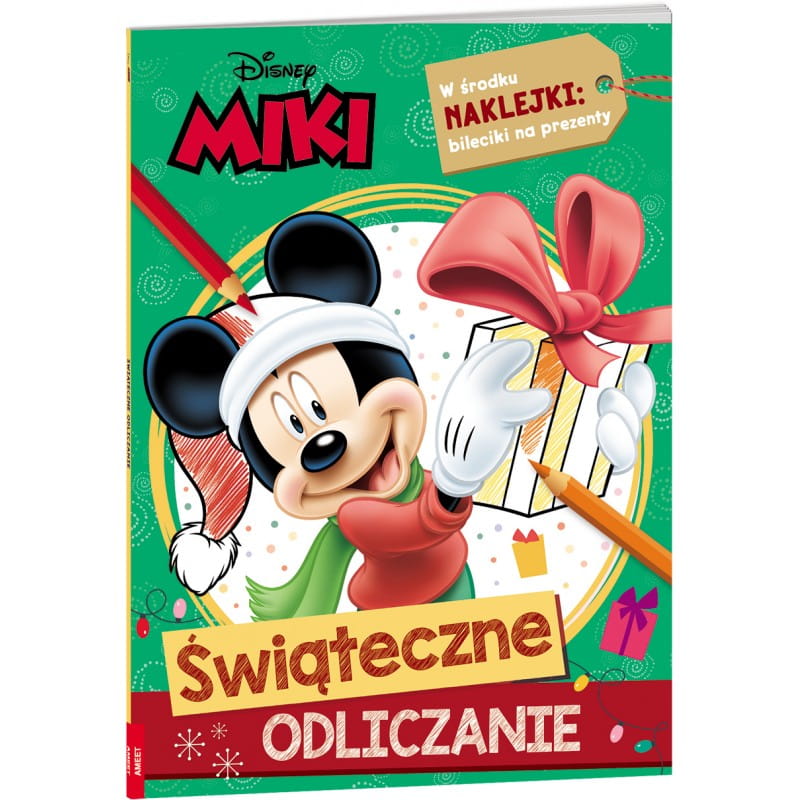 Okładka książki z Myszką Miki w roli głównej