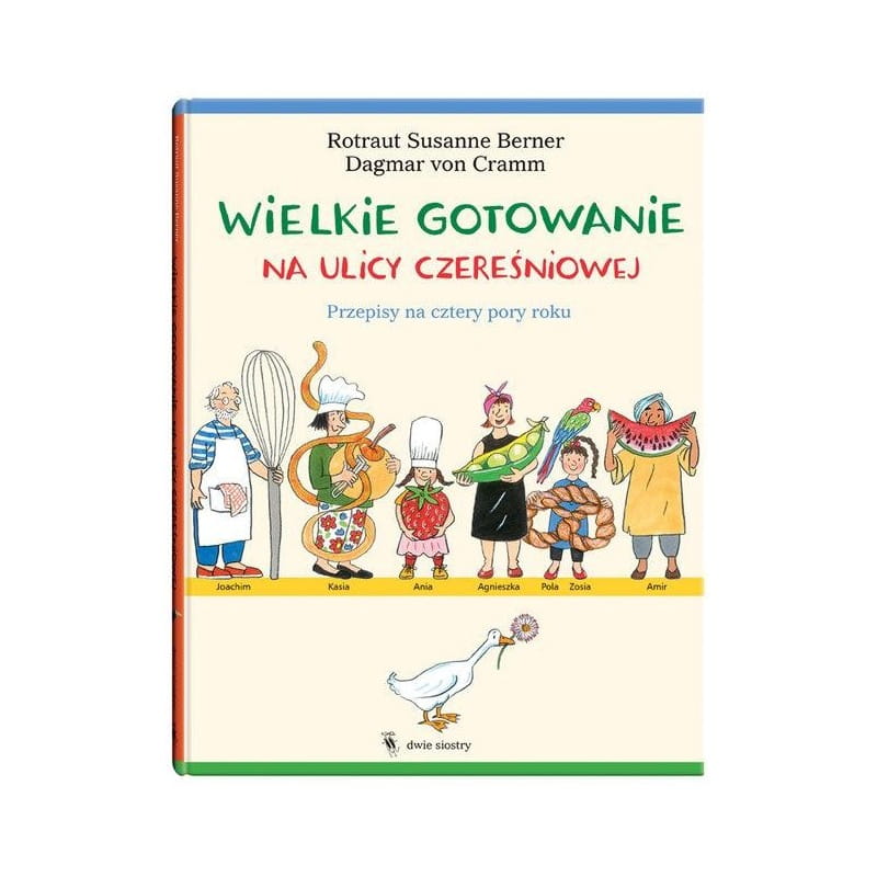 Okładka książki kucharskiej dla dzieci